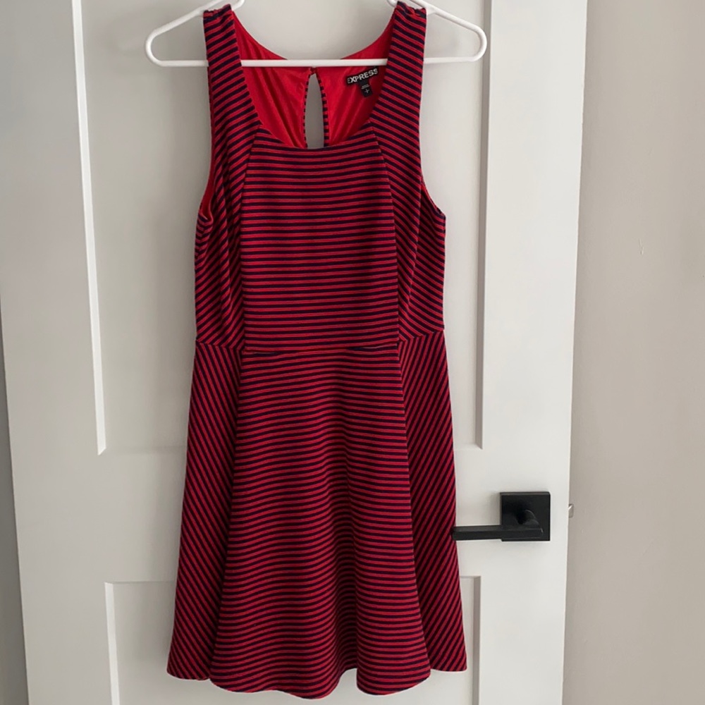 Sleeveless Skater Dress with Fitted Bodice
